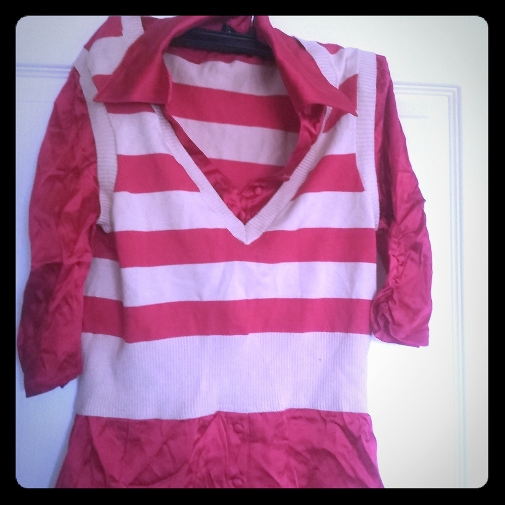 Bebe striped shirt - Picture 1 of 1